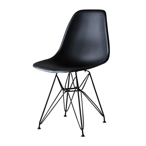 デザインシェルチェア ブラック脚タイプ(W460×D540×H810)