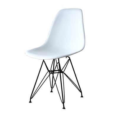 デザインシェルチェア ブラック脚タイプ(W460×D540×H810)