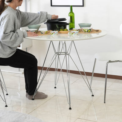 スチールレッグラウンドテーブル(W1000×D1000×H725)