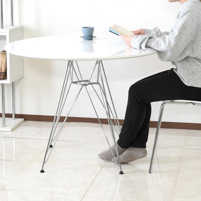 スチールレッグラウンドテーブル(W1000×D1000×H725)