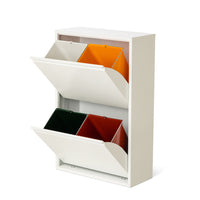 【機能美を追求】ゴミを隠しながら美しく分別できるデザインは、機能性と美しさを両立させます。