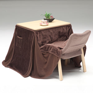 【ひとり時間を、あたたかく贅沢に】コンパクトな1人用こたつセットは、寒い季節もぬくもりに包まれながら、ゆったりと過ごせる特別な空間をつくります。