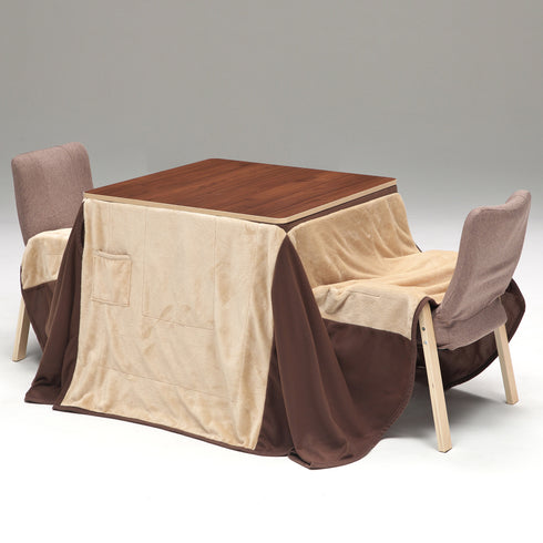 【選べる天板の表情】木目のリバーシブル天板でインテリアに合わせた演出が可能、季節や気分で雰囲気を変えられます。