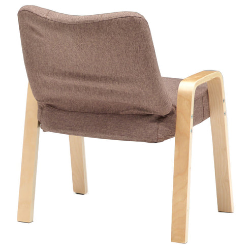 【後ろ姿も美しいデザイン】
後ろから見ても美しい、なめらかな曲線を描くウッドフレームが特徴で、お部屋のどこに置いてもインテリアとして映えるデザインです。