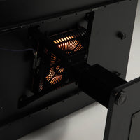 ヒーターは、天板裏に温風ヒーターが付いているため温まるのが早いです。