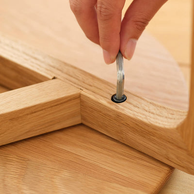 LISCIO 3本脚スツール(W390×D390×H435)