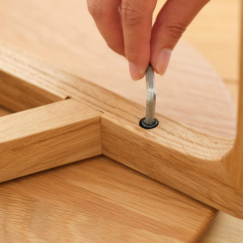 LISCIO 3本脚スツール(W390×D390×H435)