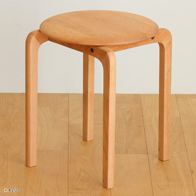 LISCIO 4本脚スツール(W370×D370×H435)