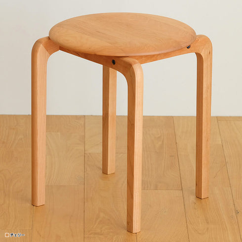 LISCIO 4本脚スツール(W370×D370×H435)