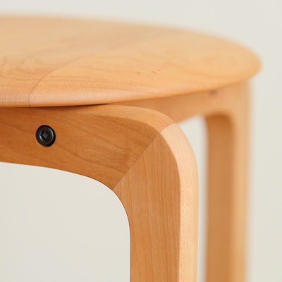 LISCIO 4本脚スツール(W370×D370×H435)