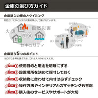 【安心を選ぶ、賢いヒント】目的と設置場所を明確に、長く愛用できる金庫選びを。