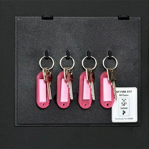 タッチパネル 指紋認証式 プレミアム耐火金庫 DBAUM 36L(W404×D503×H522)