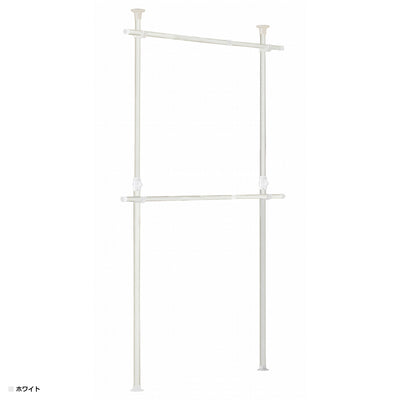 ドリームハンガー ポールハンガーラック(W1000-1700×D100×H1700-2800)