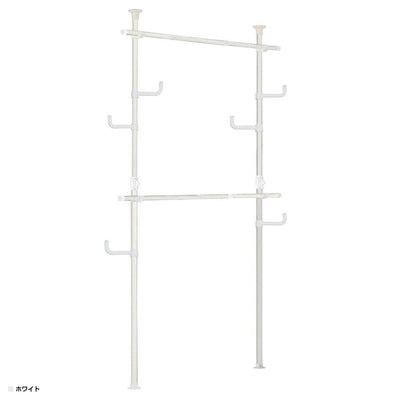 ドリームハンガー ポールハンガーラック(W1000-1700×D100×H1550-2550)