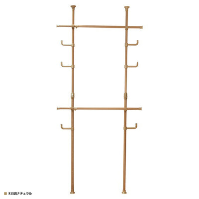 ドリームハンガー ポールハンガーラック(W1000-1700×D100×H1550-2550)