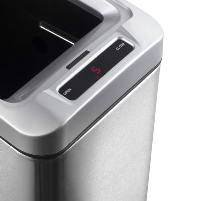 フタが開いた約5秒後には自動で閉まり、閉まるまでのタイミングはデジタルパネルでカウントダウンされるため一目で分かります。