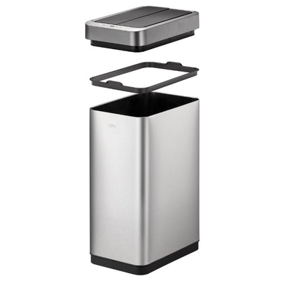 インナーリングが付属しているため、ゴミ袋がずれ落ちることなくしっかりと固定でき、外からゴミ袋が見えることもありません。