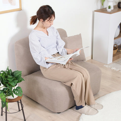 チャミル 1人掛けソファ(W800×D800×H725)