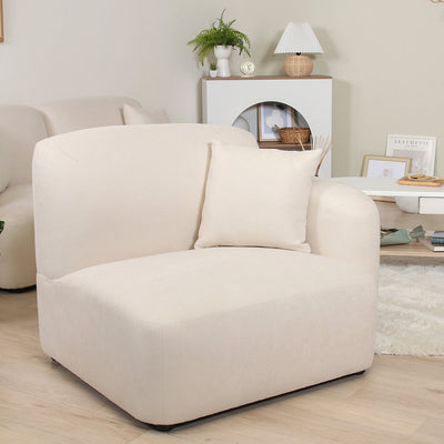 韓国語の「Cham(真実の)」と「Chill(くつろぐ)」を掛け合わせた「Chamill-チャミル-」シリーズの1人掛けソファの左肘付きタイプです。