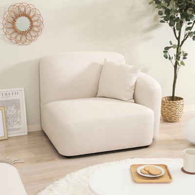 チャミル 1人掛けソファ 左肘(W980×D800×H725)