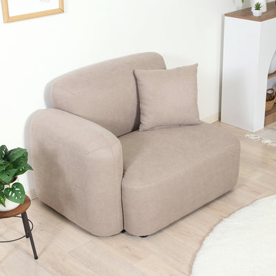 チャミル 1人掛けソファ 右肘(W980×D800×H725)