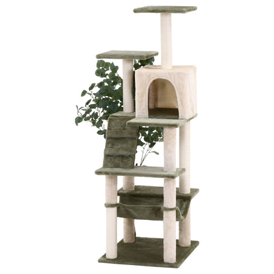 ねこの休ら木 キャットツリー レオ(W650×D590×H1495)