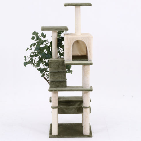 ねこの休ら木 キャットツリー レオ(W650×D590×H1495)