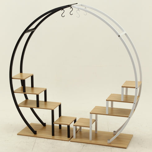 【裏表のない、美しいデザイン】
どこから見ても美しい裏表のないデザインなので、お部屋の間仕切りとしても活用でき、空間をゆるやかに区切りながらディスプレイを楽しめます。