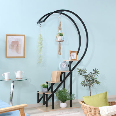 【アーチが描く小さな世界】
単体で使えばお部屋のコーナーや壁際にもすっきりと収まり、限られたスペースでも圧迫感なく、お気に入りを飾る楽しみが広がります。