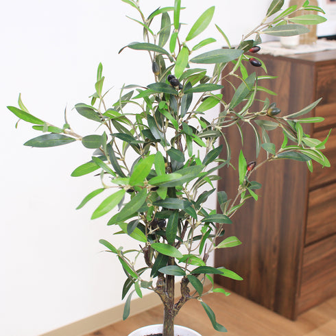人工観葉植物 オリーブ(W400×D400×H820)