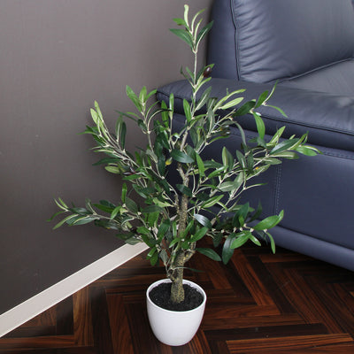 人工観葉植物 オリーブ(W400×D400×H820)