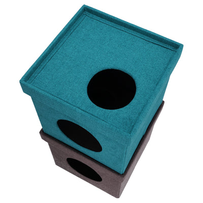 ペットハウスキューブ 2段(W375×D375×H740)