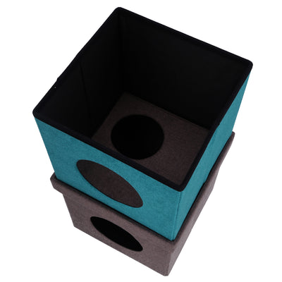 ペットハウスキューブ 2段(W375×D375×H740)