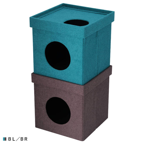 ペットハウスキューブ 2段(W375×D375×H740)