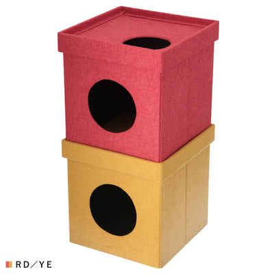 ペットハウスキューブ 2段(W375×D375×H740)