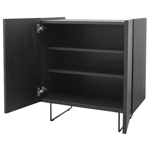 【美しさの中に、賢い収納力を】
デザイン性だけでなく、収納物に合わせて高さを変えられる2枚の可動棚で、雑多な小物もすっきりと片付きます。