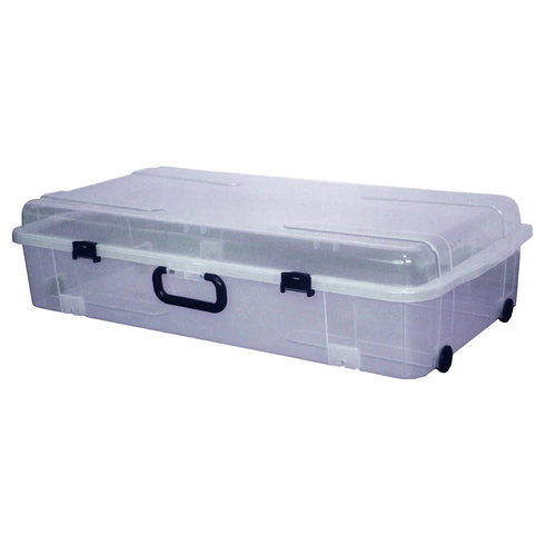 持ち手付き薄型ワイドクローズケース 4個セット(W740×D410×H180)