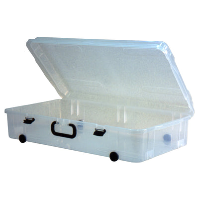 持ち手付き薄型ワイドクローズケース 4個セット(W740×D410×H180)