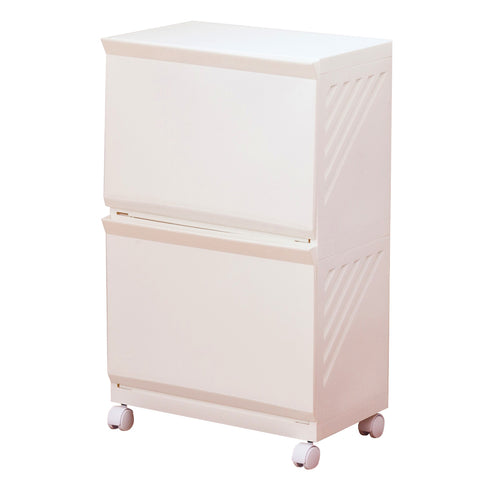 ランドリーボックス クレバン2段(W438×D287×H725)