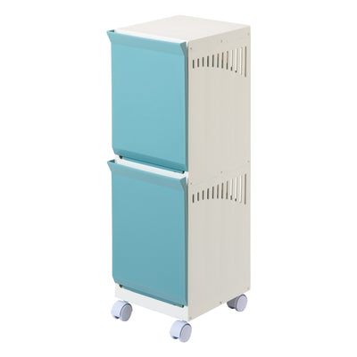 【清潔感あふれる、爽やかブルー】
清潔感のある爽やかなブルーは、ランドリールームやサニタリースペースに明るさとクリーンな印象を与え、空間のアクセントとしても映えます。