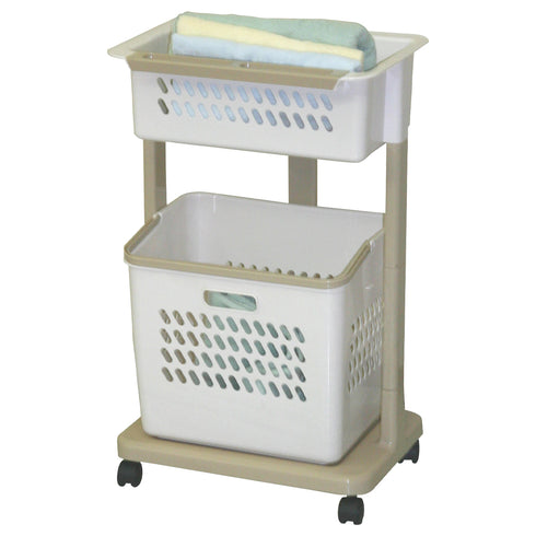 【タオルや衣類をさっと収納】
上段にはフェイスタオルや着替えを置いておけば、洗濯や入浴後もスムーズに動けて快適な暮らしをサポートします。