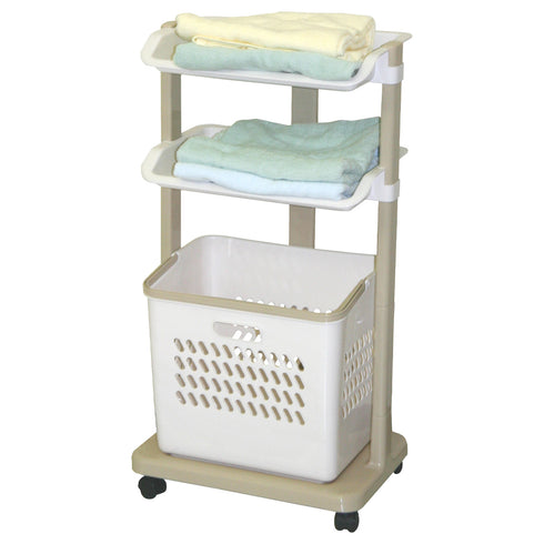 【タオルも着替えもスッキリ】
お風呂上がりにすぐ使いたいタオルや、あらかじめ用意しておきたい着替えを置く定位置があれば、散らかりがちな脱衣所がいつも整頓された快適な空間に変わります。