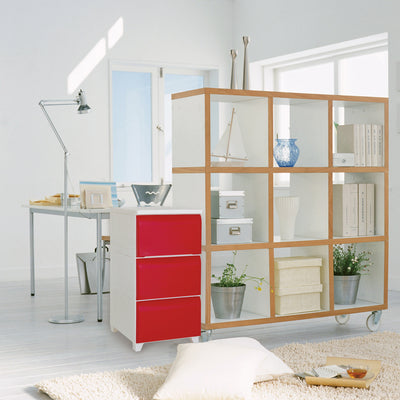 ノーデュス 3段スリムチェスト(W340×D420×H665)