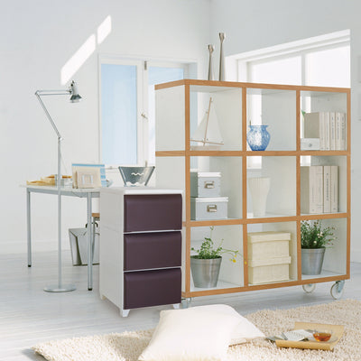 ノーデュス 3段スリムチェスト(W340×D420×H665)