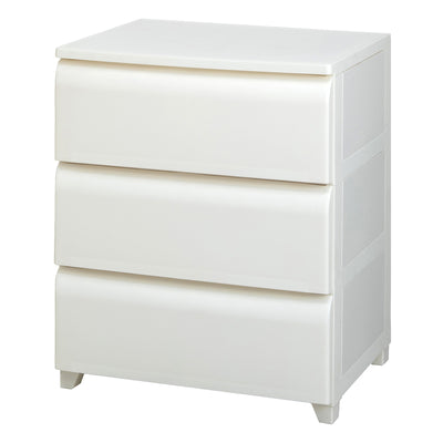 【シンプルを極めた美しさ】
丸みを帯びた優しいフォルムと、艶を抑えた上品なマット仕上げが、圧迫感を与えることなく大容量の収納を叶え、あなたの理想のすっきりとした空間作りをお手伝いします。