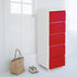 【アクセントになるレッド】
鮮やかなレッドの引き出しが白い本体とコントラストを成し、個性的で遊び心のあるお部屋づくりにぴったりです。