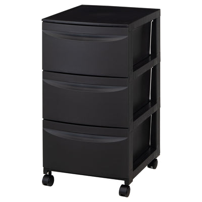 ルーセント スリム3段チェストキャスター付き(W360×D420×H675)