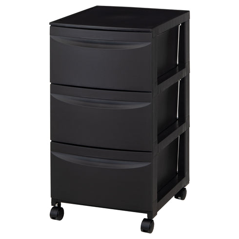 ルーセント スリム3段チェストキャスター付き(W360×D420×H675)