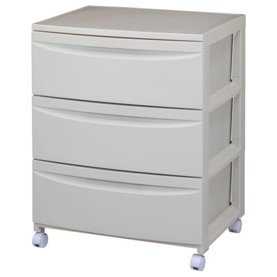 【実用性とデザイン性を両立】
すっきりとしたフォルムと広めの引出しが特徴で、たっぷり入るのに圧迫感がなく、あらゆる生活シーンに対応する万能チェストです。