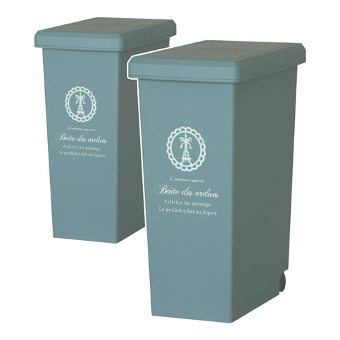 スライドペール20L パリス柄 2個セット(W210×D340×H455)